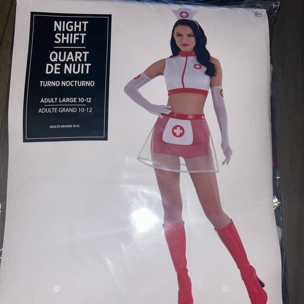 Nwt sexy nurse costume size large